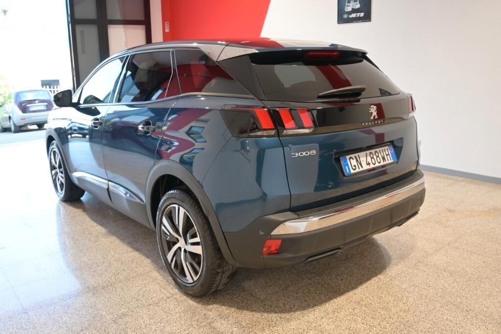 PEUGEOT 3008 1.5 BLUEHDI 130CV EAT8 SeS ALLURE ( FARI LED - I-COCKPIT - CRUISE - NAVI - MIRROR - PDC - TELECAMERA POST. - CERCHI 18 )