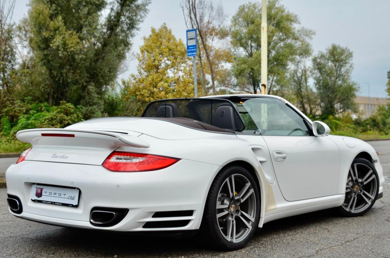 Porsche 997 Cabrio 3.8 MK2 TURBO PDK 500cv, CARBOCERAMICA, SERVICE UFF POSCHE, UFF ITALIANA