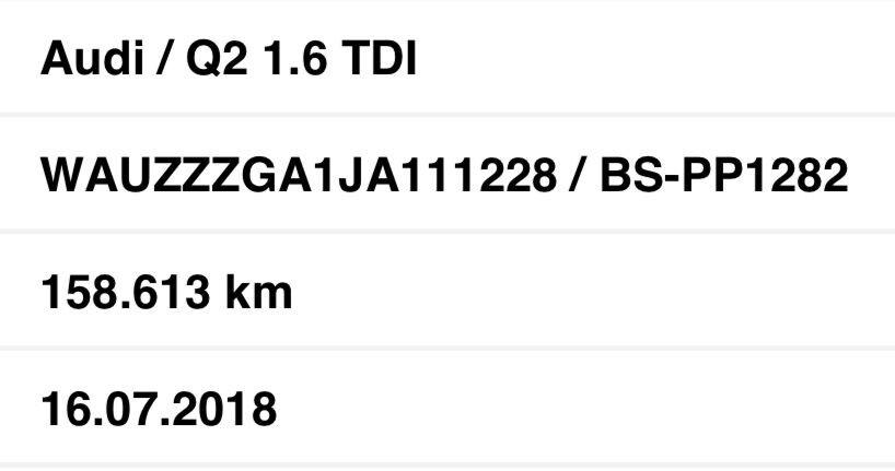 Audi Q2 1.6 TDI 116 CV