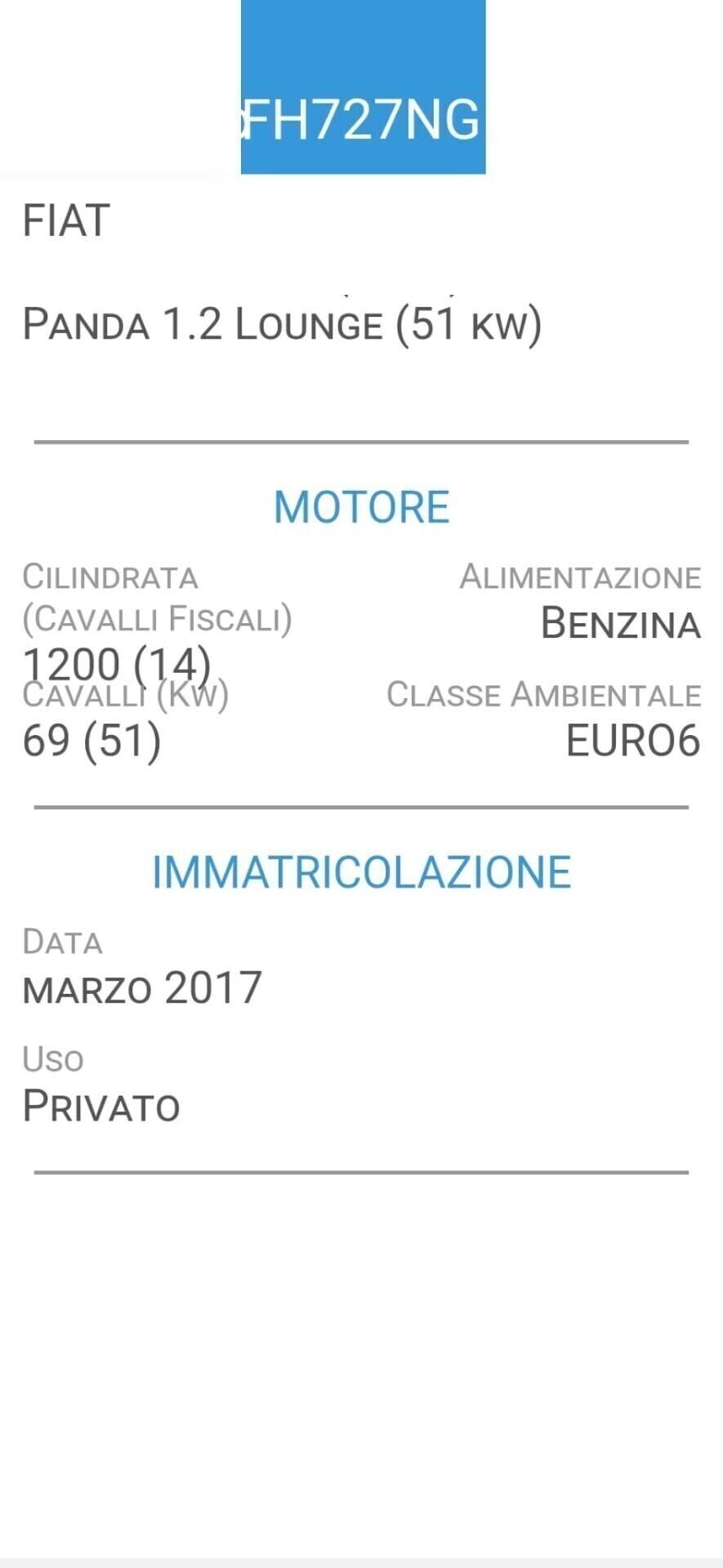 FIAT PANDA 1200-UNICA PROPRIET-FOTO 3 REVISIONI