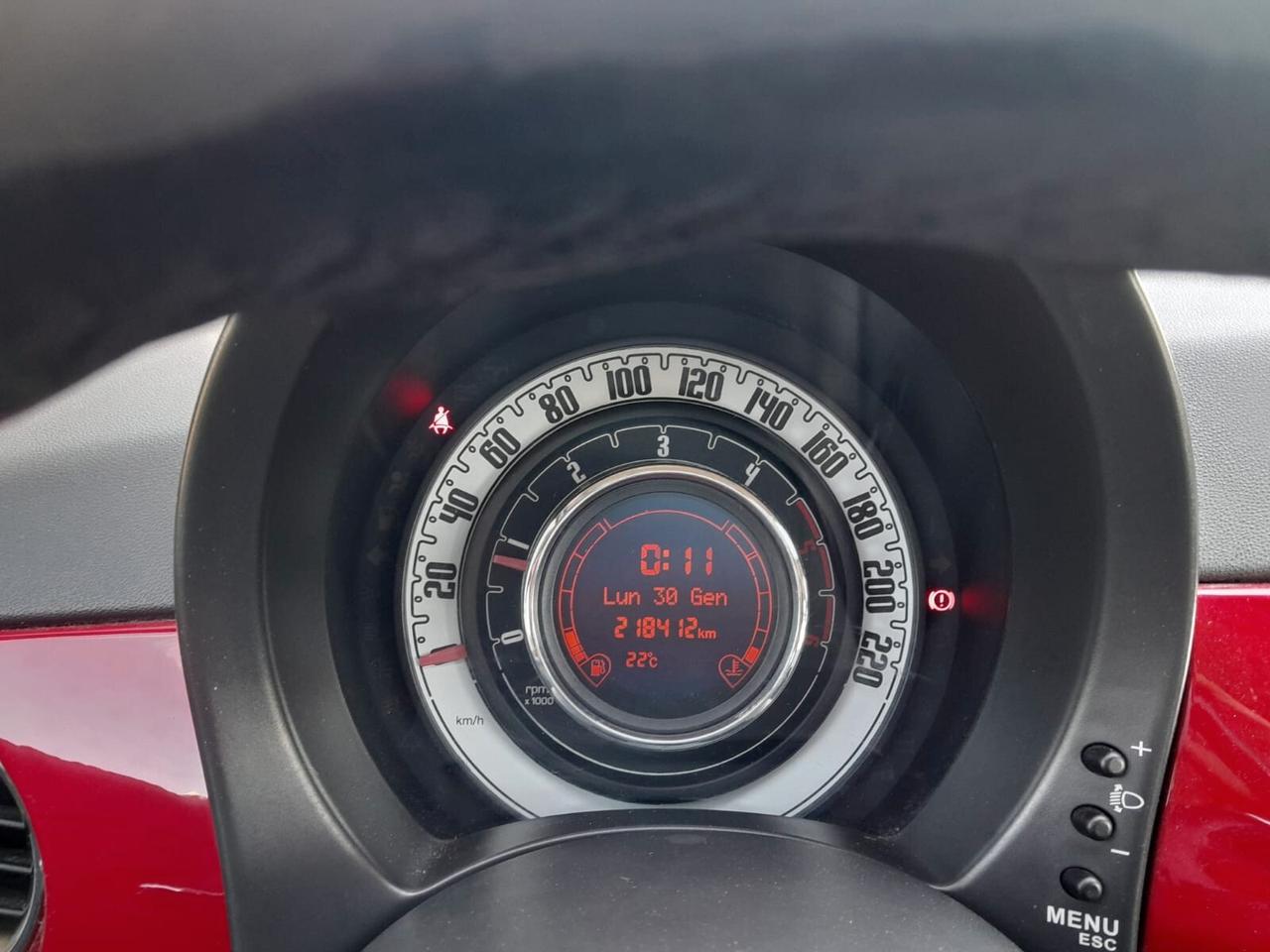 Fiat 500 1.3 Multijet 16V 75 CV Lounge rossa
