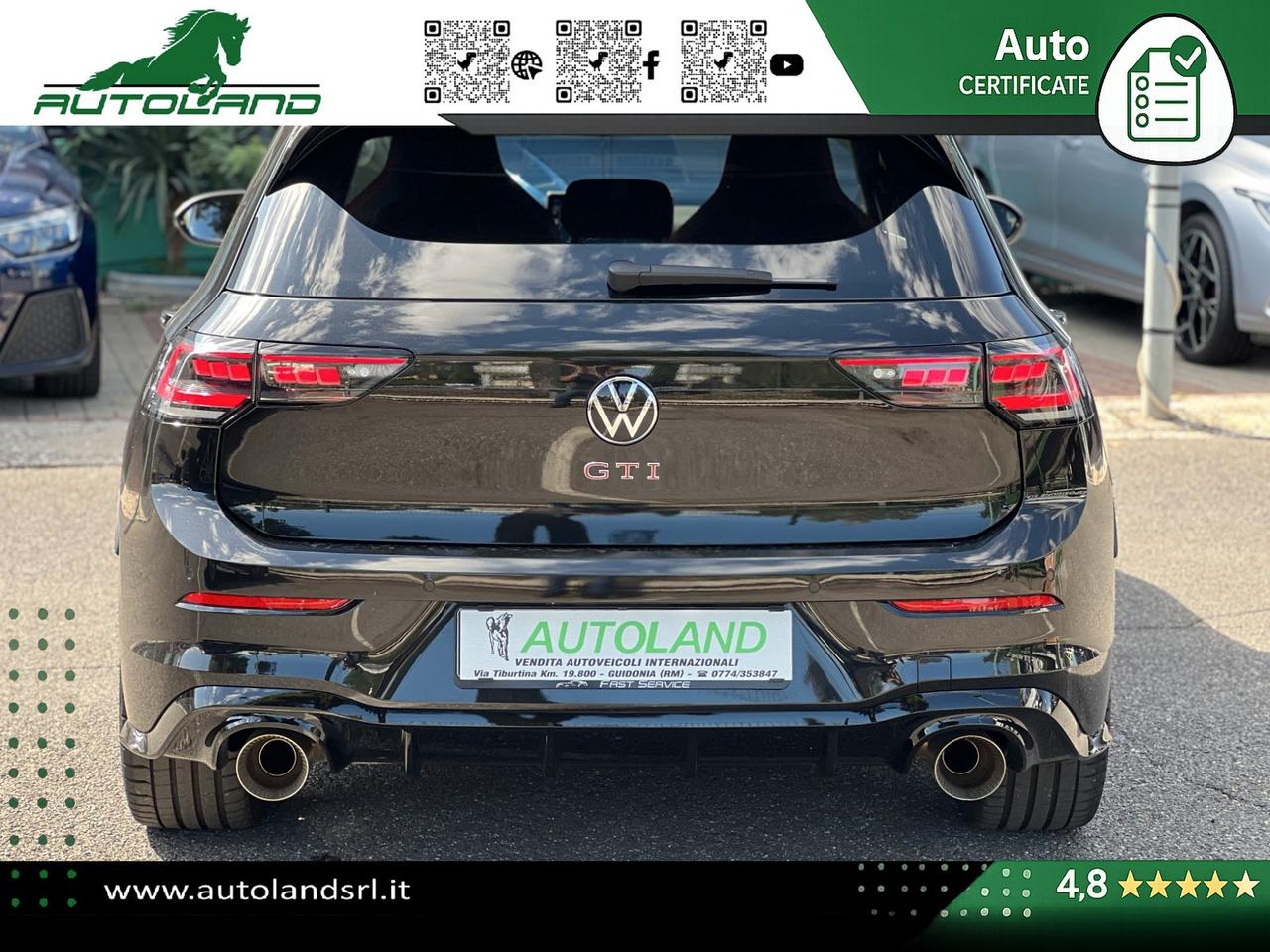 Volkswagen Golf 2.0 tsi GTI 265cv dsg TETTO - HEAD UP - PELLE - SEDILI VENTILATI