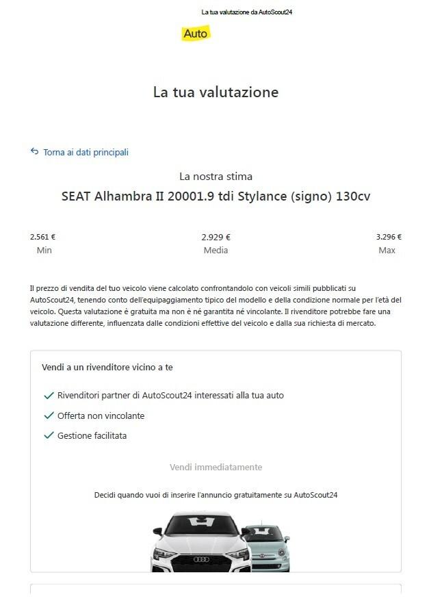 Seat Alhambra TDI 7 Posti Gancio Traino