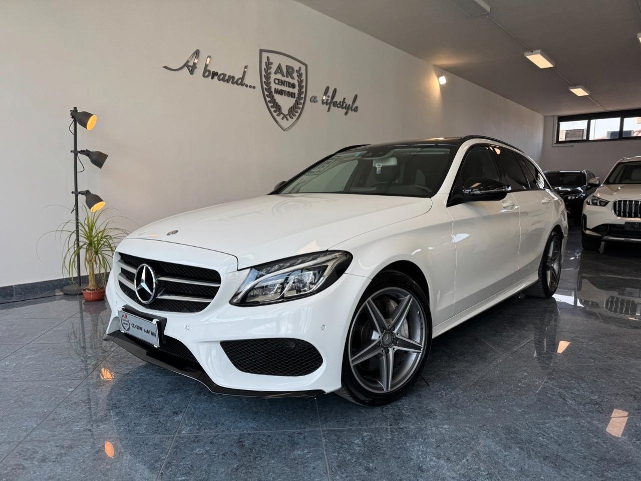 Mercedes C 250 D Sw Amg Premium 4Matic Tetto Dvd Led Full Opt