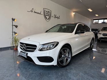 Mercedes C 250 D Sw Amg Premium 4Matic Tetto Dvd Led Full Opt