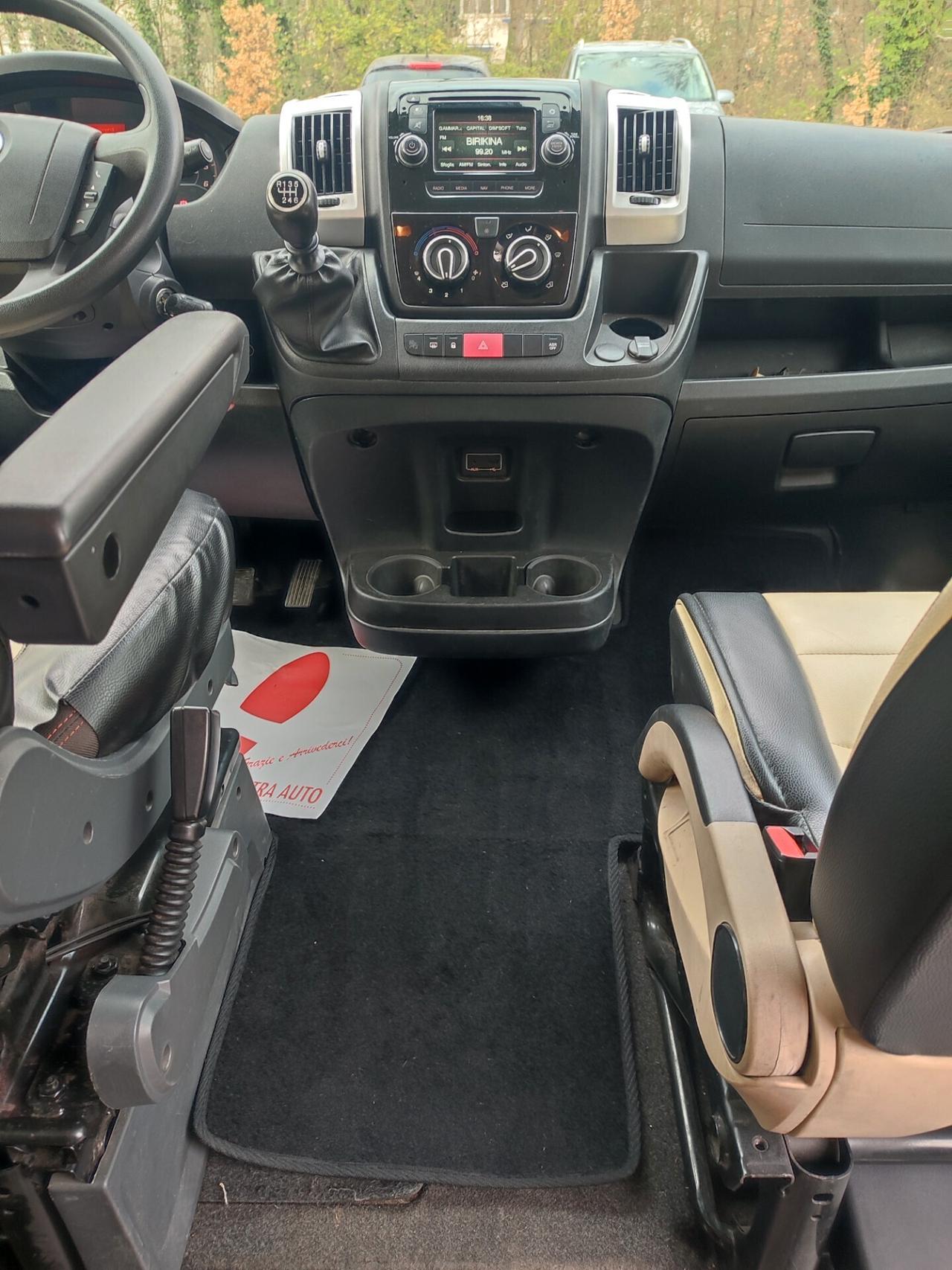 FIAT DUCATO 2018 A METANO 9POSTI PEDANA DISABILI EURO6D NUOVO