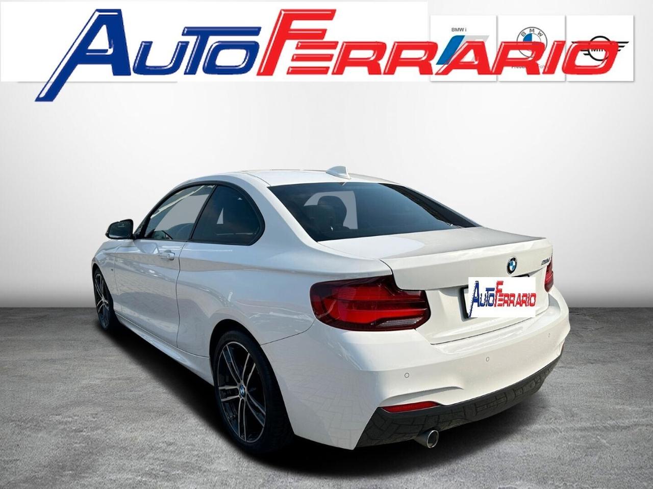 Bmw 218 M SPORT LED NAVY 18" RETROCAMERA SENS PARK CRUISE CONTROL SEDILI ELETTRICI CON MEMORIA