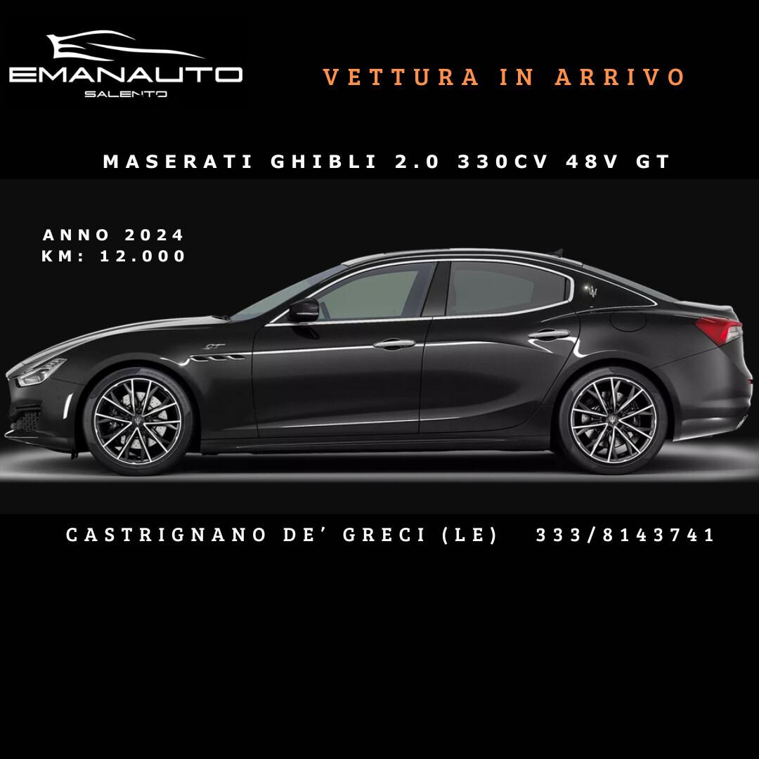 MASERATI GHIBLI 2.0 330cv 48v GT *2024