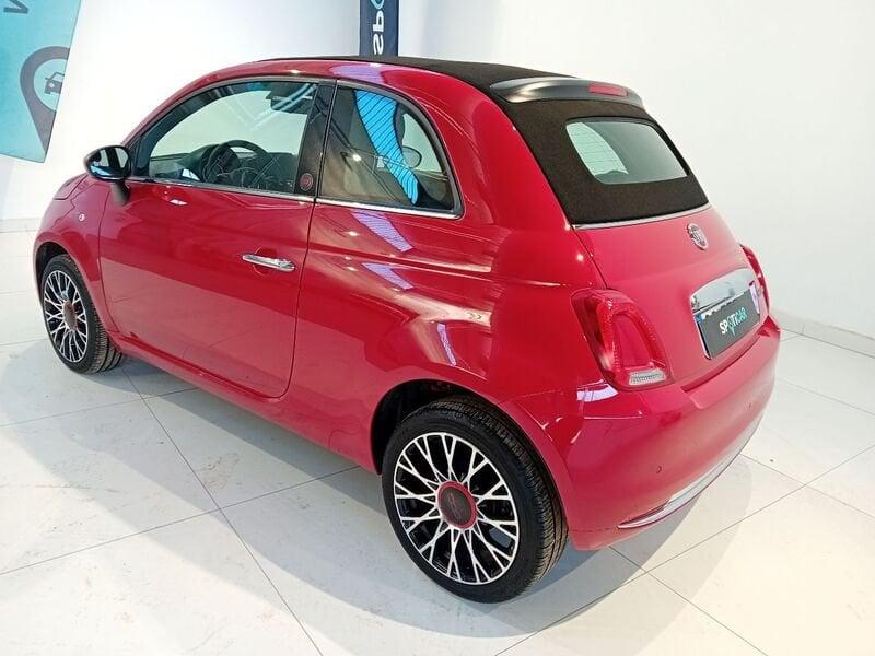 FIAT 500C 1.0 Hybrid Red