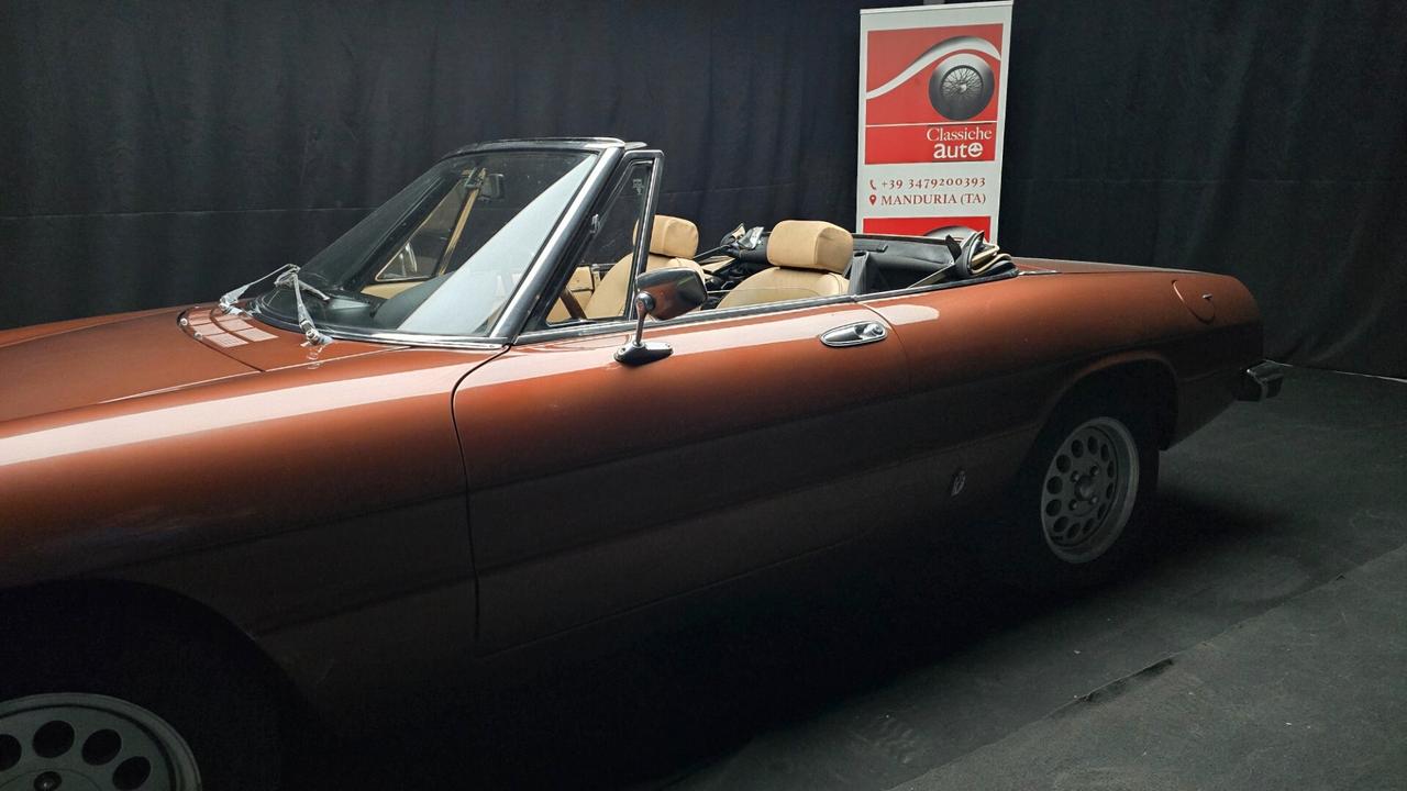 Alfa Romeo Spider Veloce 2.0 CERTIF. ASI con C.R.S.