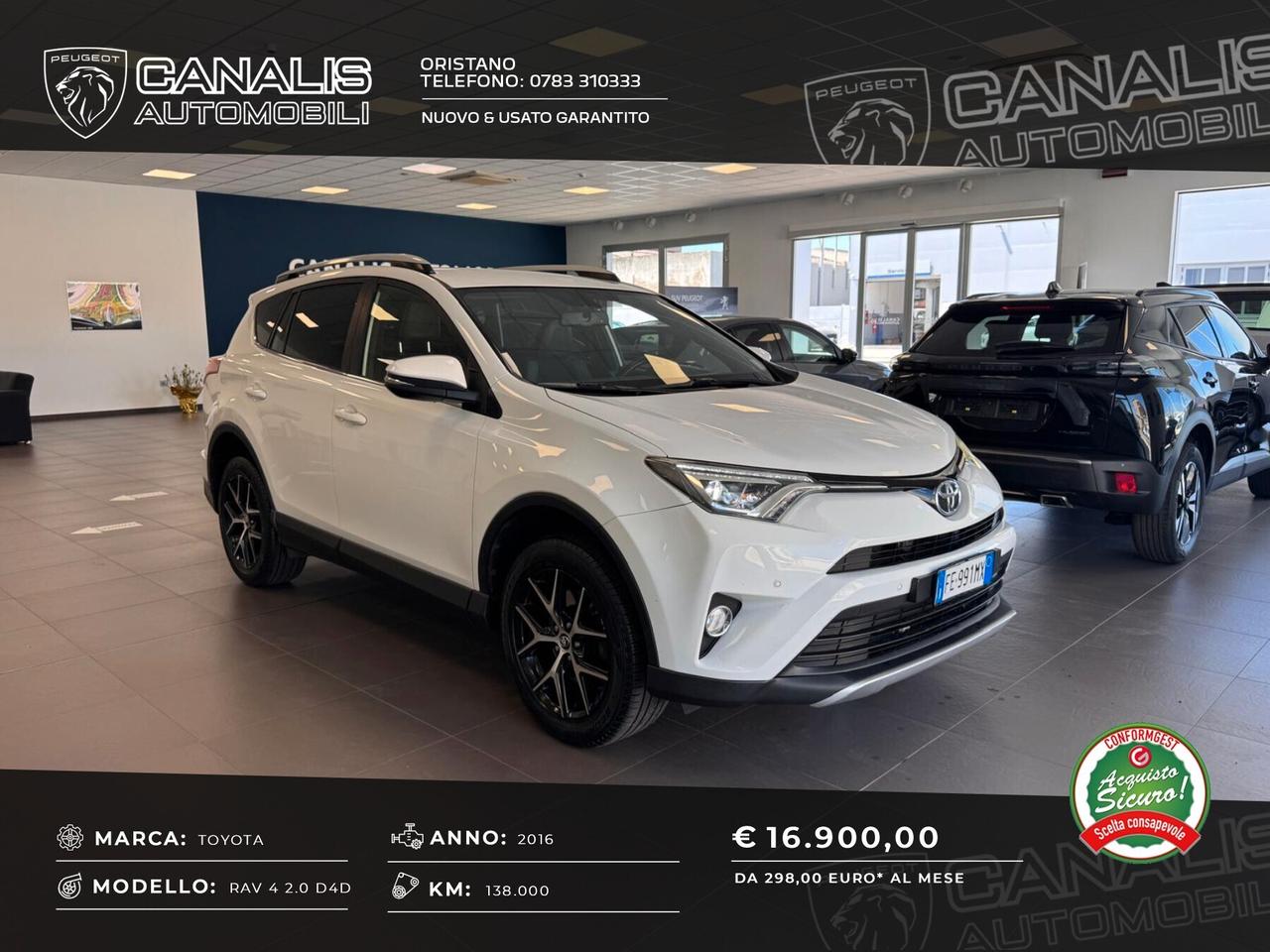 Toyota RAV4 2.0 D-4D 2WD Style 2016