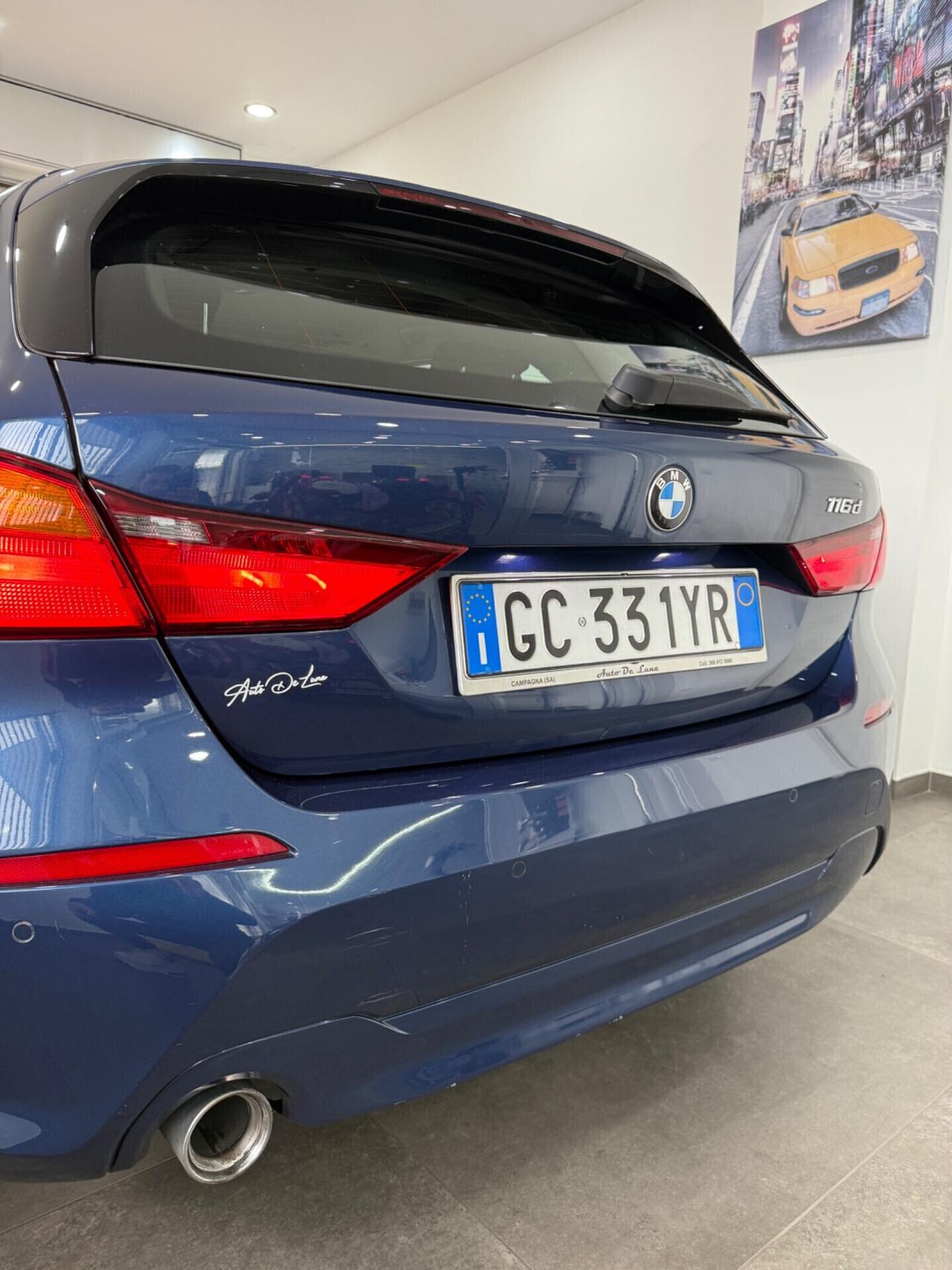 Bmw 116 116d 5p. Sport uni proprietario 15-10- 2020