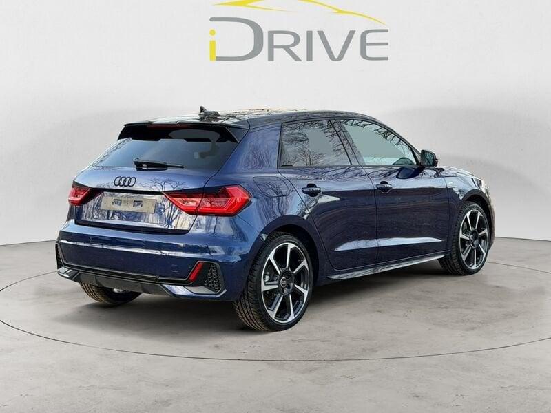 Audi A1 Sportback 30 TFSI S tronic Identity Black " blu navarra" +GPL