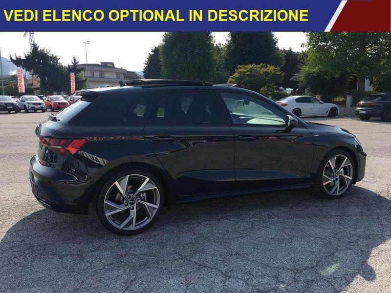 Audi A3 SPB 35 TDI S Tronic S line edition S-LINE + TETTO + INTERNI S LINE