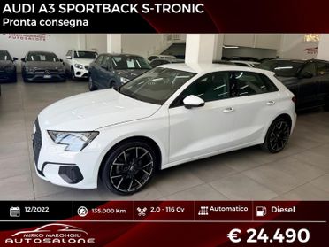 Audi A3 SPB 30 TDI S tronic line edition FINANZIABILE