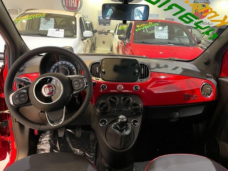FIAT 500 1.0 Hybrid Red
