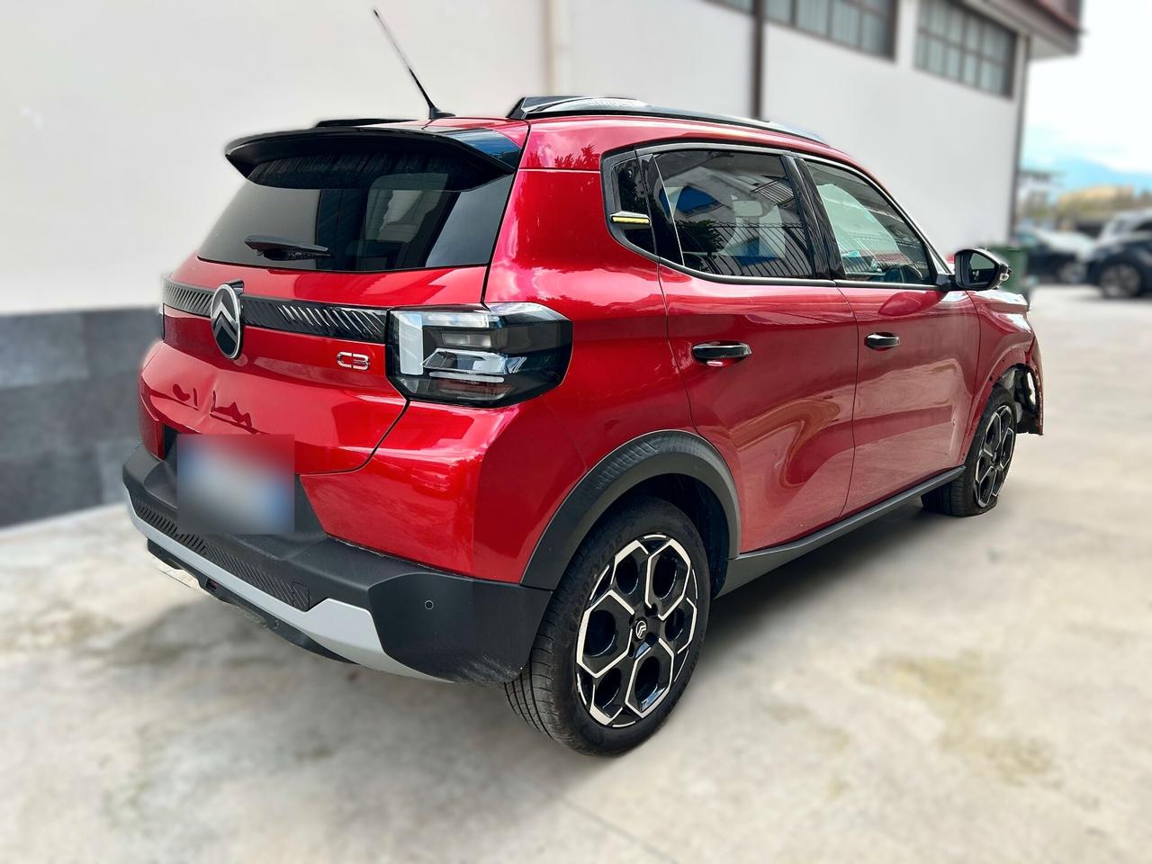 Citroen C3 *2025* 1.2 Benz 100CV - MAX Incidentata