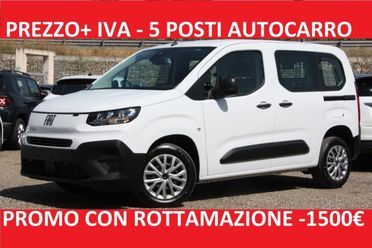 FIAT Doblo Doblò 1.5 BlueHdi 130CV Combi N1 5 POSTI AUTOCARRO