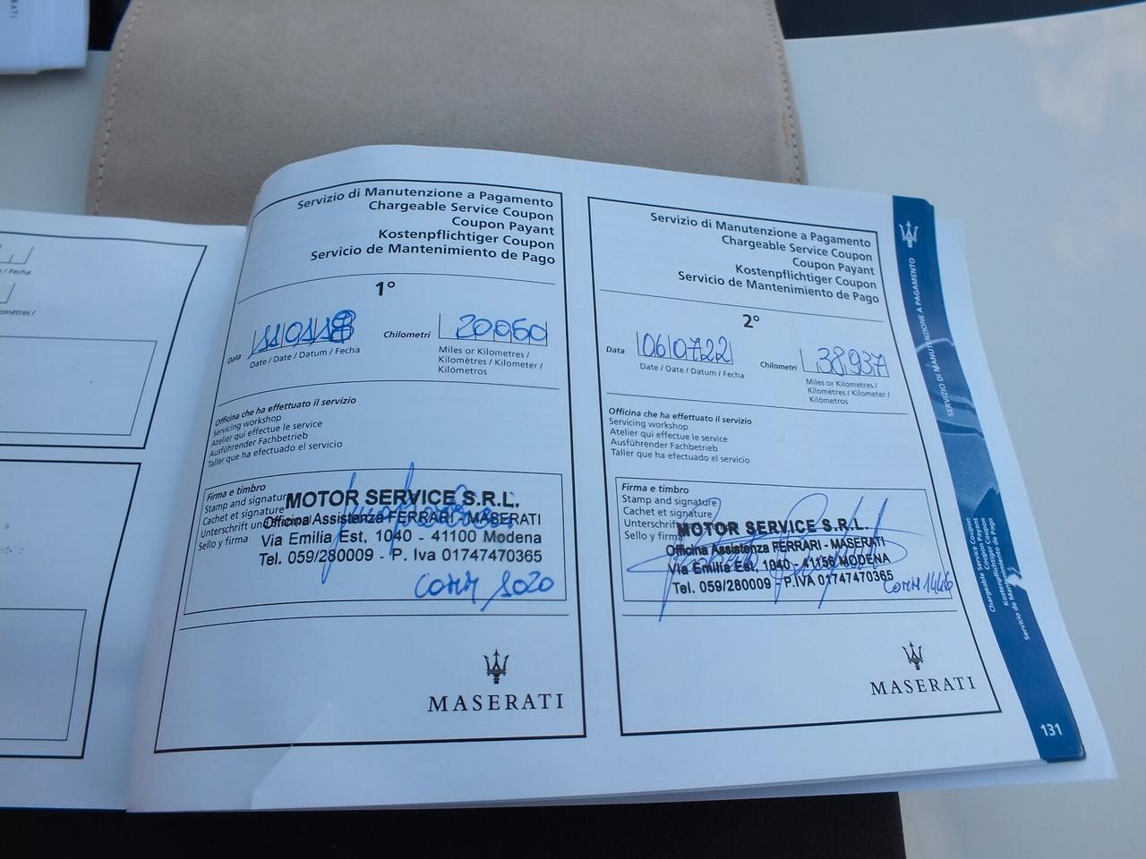 MASERATI GHIBLI V6 DIESEL 250 CV 63.000 KM