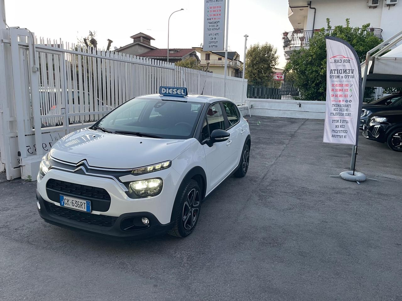 Citroen C3 BlueHDi 100 S&S Feel Pack KM 83.500CERTIFICATI!!!