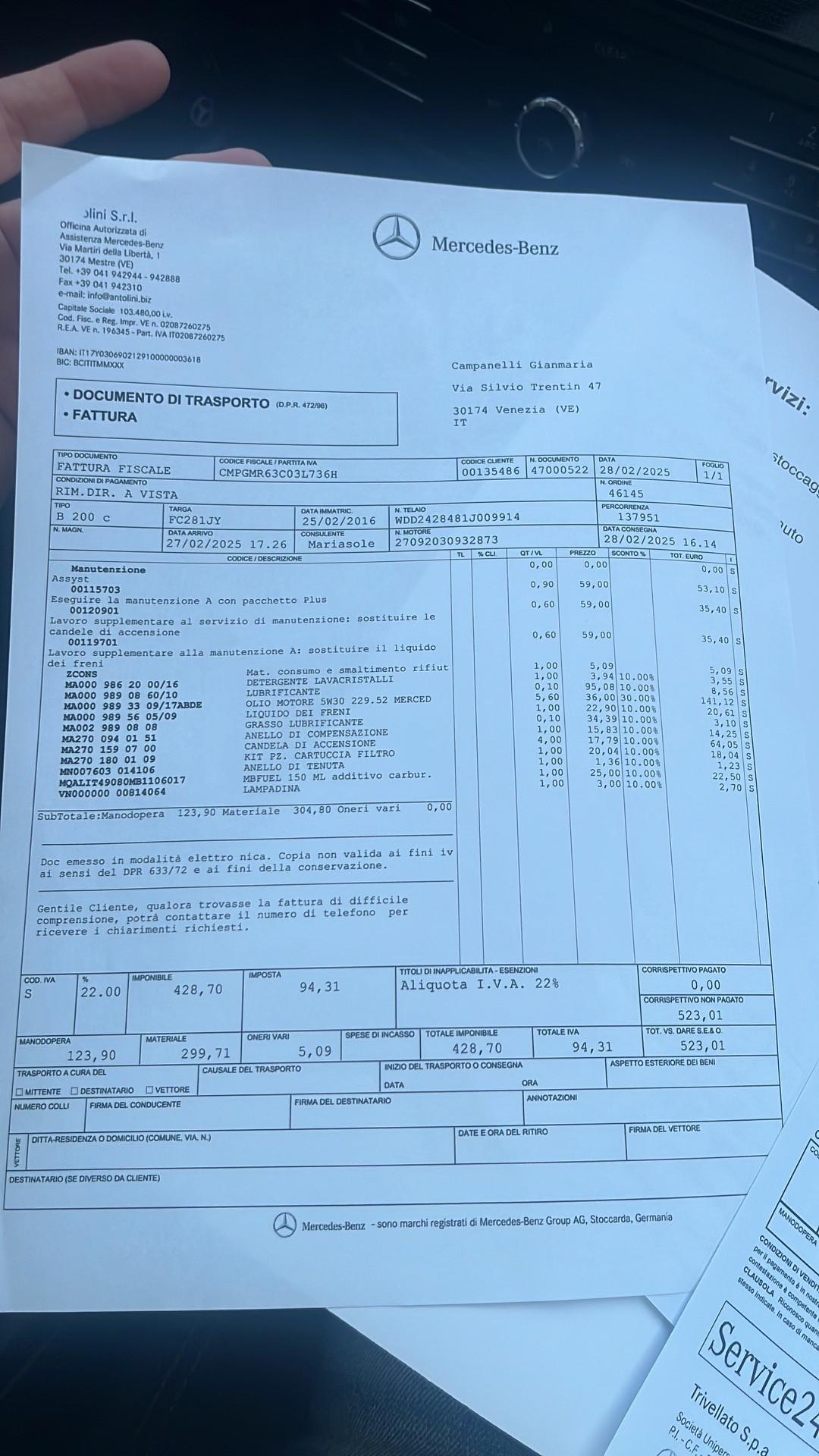 Mercedes-benz B 200 c Executive