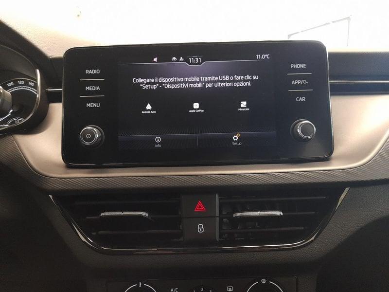 Škoda Kamiq 1.0 TSI 95cv Ambition