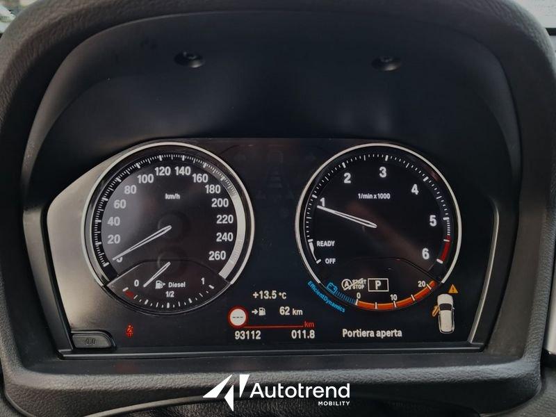 BMW X1 sDrive20d 190 CV Automatica NAVI LED Business Advantage