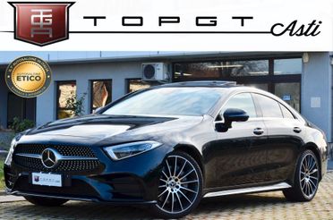 MERCEDES-BENZ CLS 400 COUPE PREMIUM PLUS 4MATIC 340cv AUTO, SERVICE MERCEDES, UFF ITALIANA, TETTO, BURMESTER, MULTIBEAM, RETROCAMERA, PELLE, PERMUTE