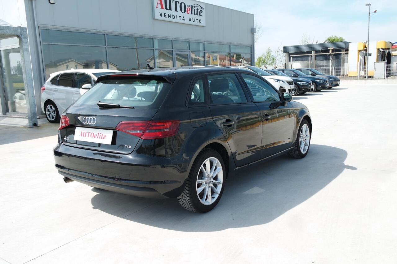 Audi A3 SPB 1.6 TDI 105 CV CR S tronic Attraction