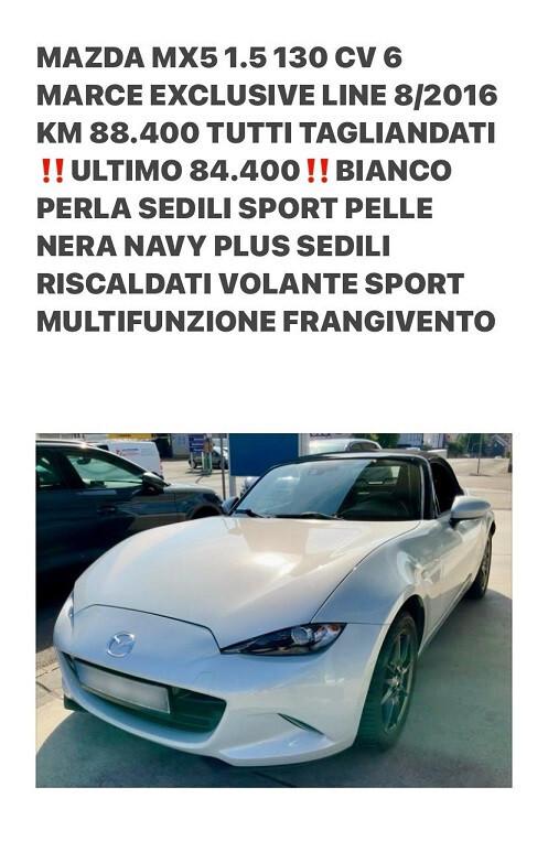 Mazda MX-5 1.5L Skyactiv-G Exceed
