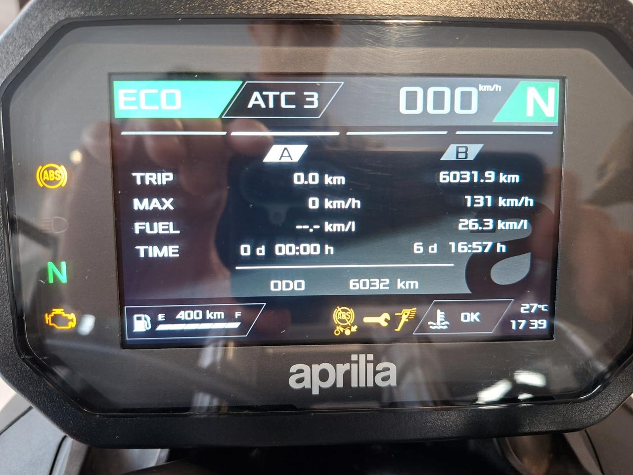 Aprilia Tuono 457 Euro 5 plus