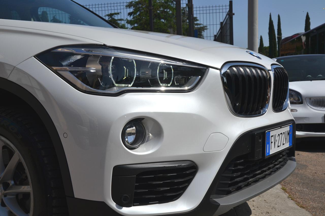 Bmw X1 20D 190CV AUTOM. **PELLE-LED-PDC-NAV**UNIPRO'**