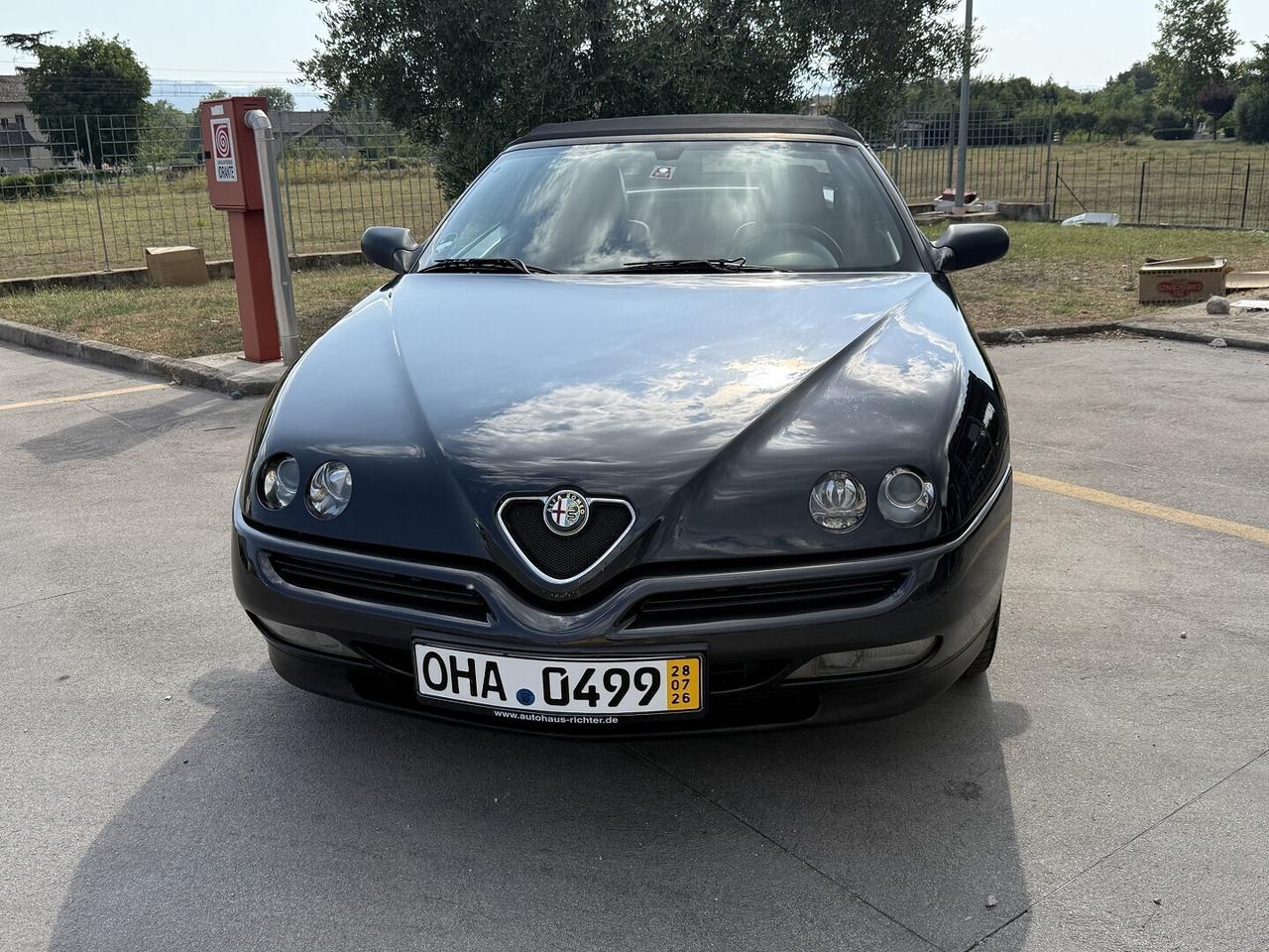 ALFAROMEO GTV SPIDER 2.0 INTERNI IN PELLE ROSSA