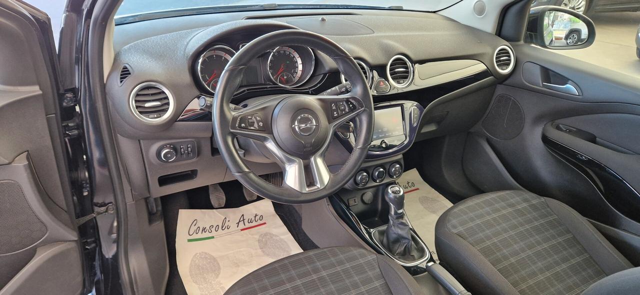 Opel Adam 1.2 70cv White/Black Link **Come Nuova**