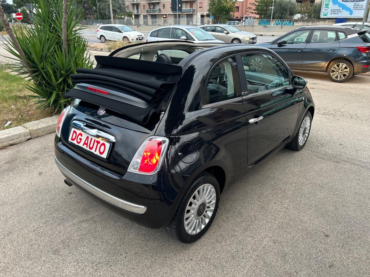 Fiat 500 1.2 benzina Lounge cabrio 70 cv 2012