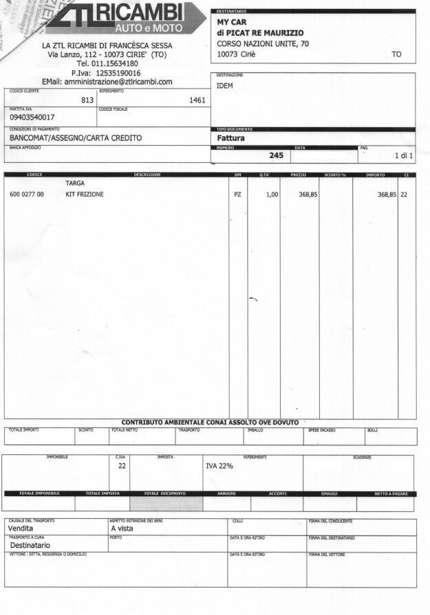 C-Max 7 Posti Unico Prop. Tagliandi Ford 137300Km