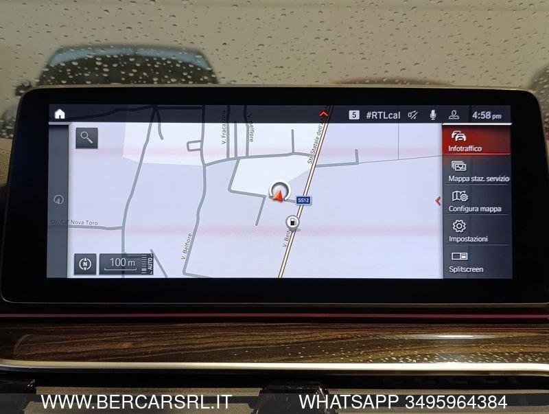 BMW Serie 5 520d 48V xDrive Touring Luxury*SEDILI RISC*TELECAMERA*CAMBIO AL VOLANTE*