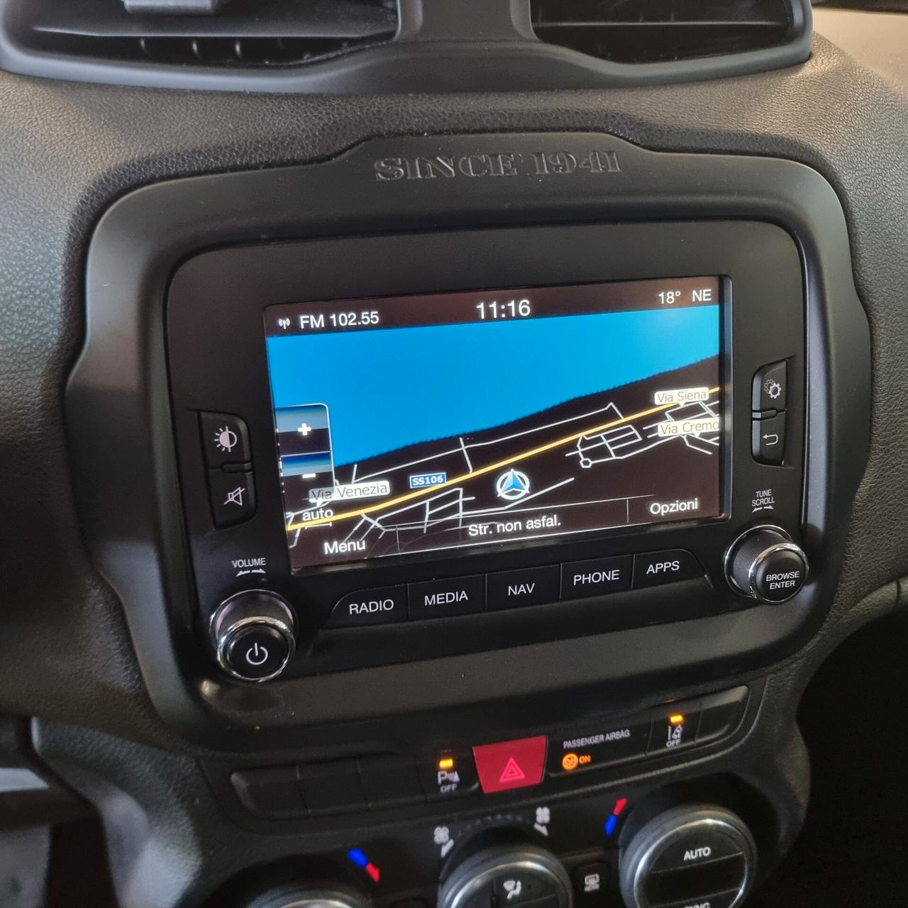 JEEP RENEGADE LIMITED 1.6 Mj 120cv Euro 6B