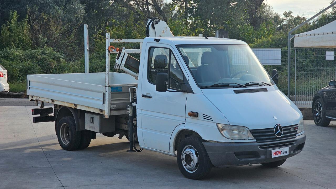 Mercedes Benz sprinter 413 dci con gru gemellato