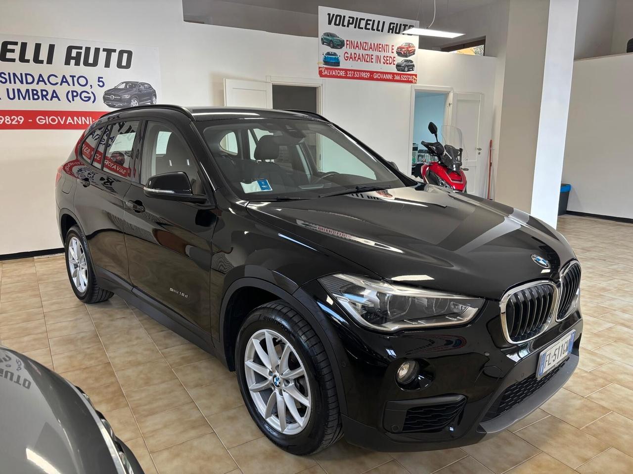 BMW X1 ANNO 2017 DS 1.6 ADATTA NEOPATENTATI KM 144 MILA