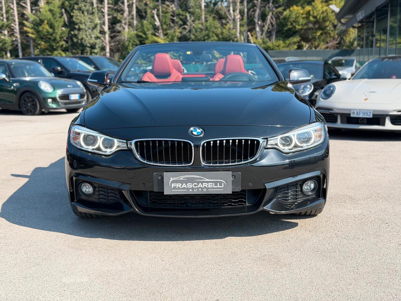 Bmw 420 420d Cabrio Msport /PELLE ROSSA/HEAD/FULL