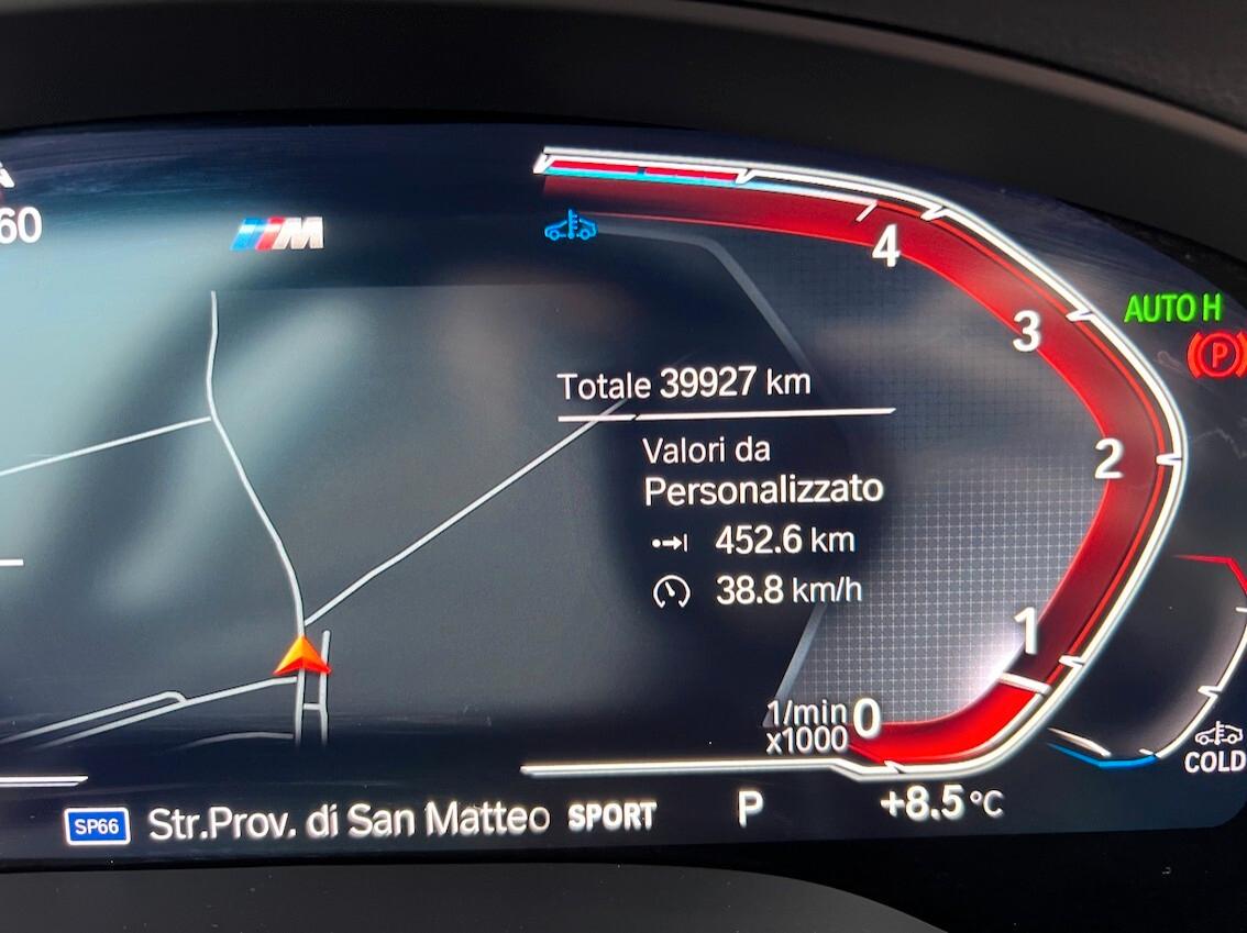 BMW X3 xdrive20d mhev 48V Msport auto UNICO PROPRIETARIO