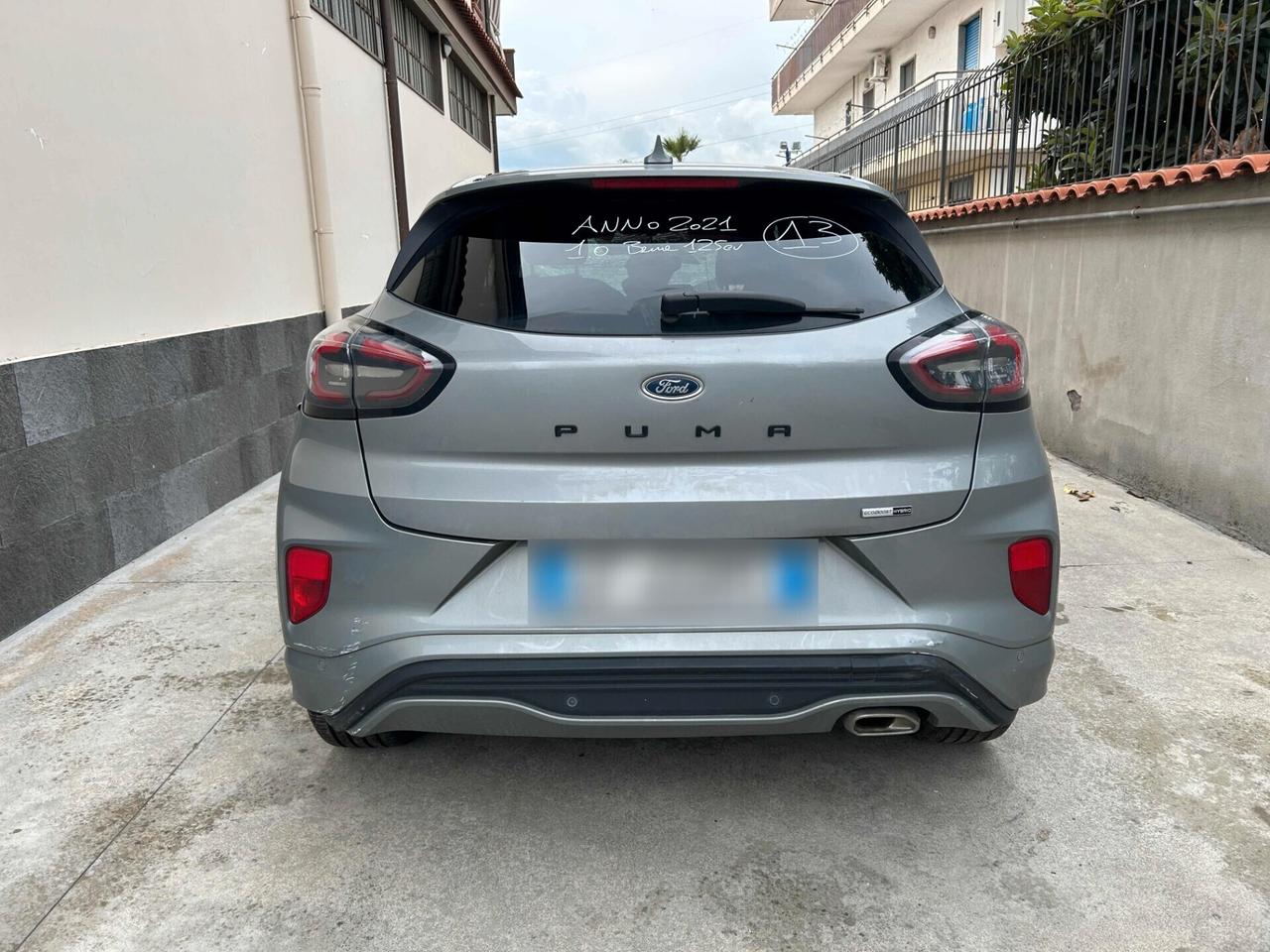 Ford Puma 1.0 EcoBoost 125CV St-Line - 2021 Incidentata