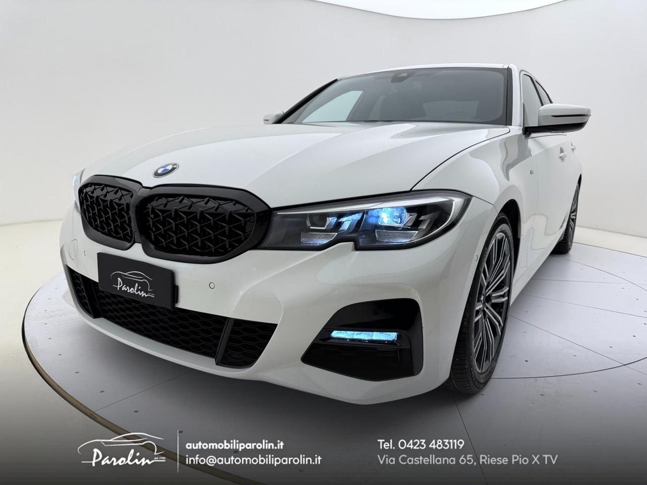 BMW Serie 3 Berlina 318d 48V Msport auto LED-CarPlay-Telecamera