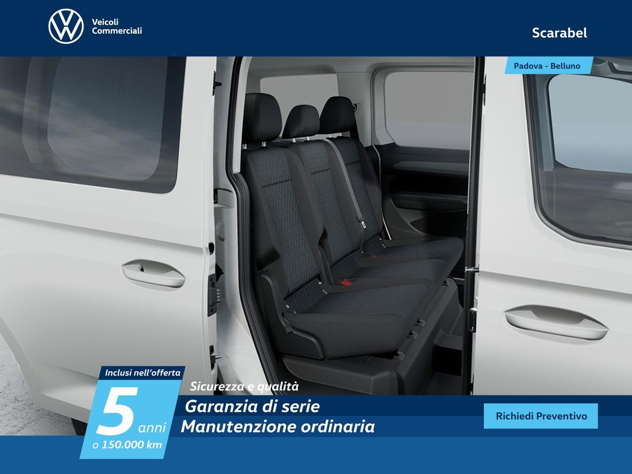 Volkswagen Caddy n1 2.0 tdi 102cv life