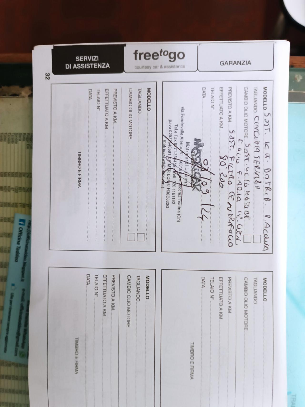 Jeep Wrangler 2.2 Mjt II Rubicon MANUTENZIONE CERTIFICATA