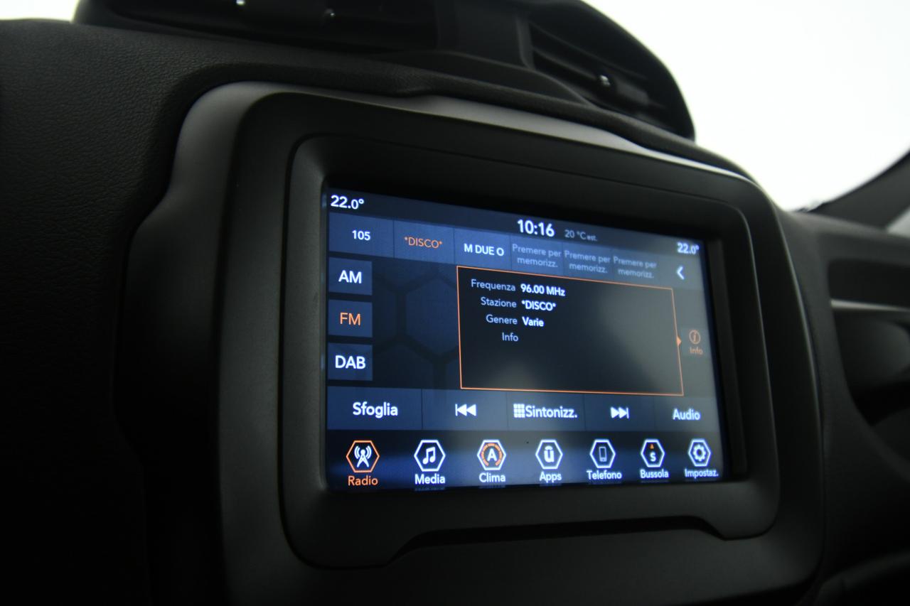 JEEP Renegade 1.6 mjt Longitude 2wd 130cv NEOPATENTATI+BLUETOOTH