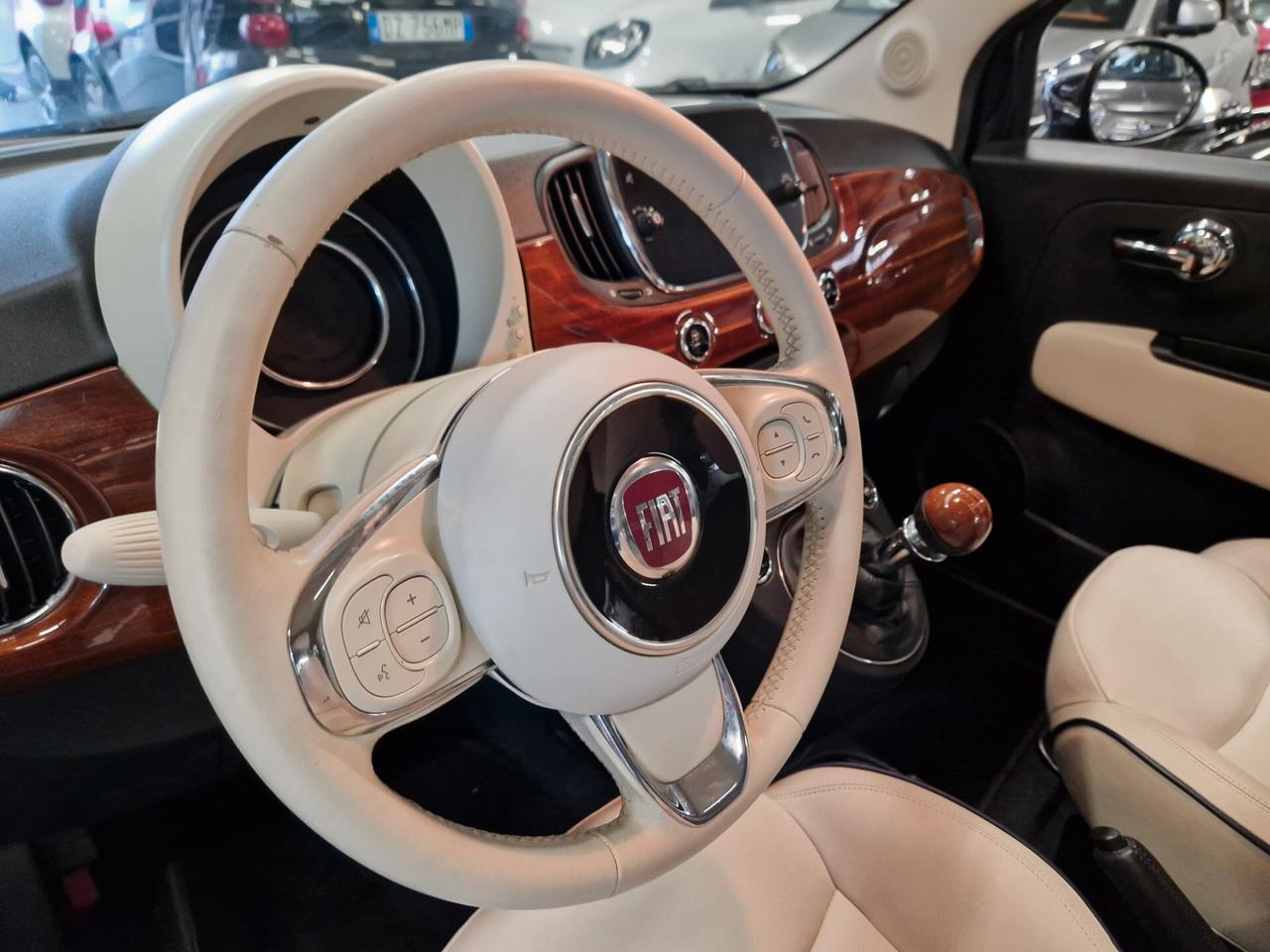 Fiat 500 1.2 Riva spettacolare solo 77000km pelle legno