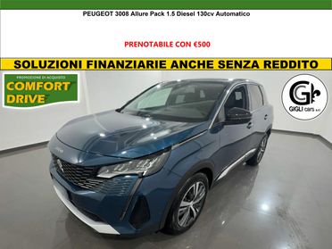 Peugeot 3008 II Allure Pack 1.5 Diesel Automatico Led Cam
