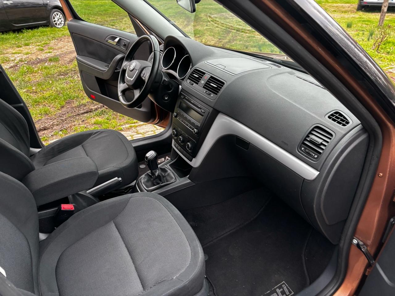 Skoda Yeti 1.6 TDI CR 105CV Ambition GreenLine IDONEA PER NEOPATENTATI BELLISSIMO PERMUTABILE